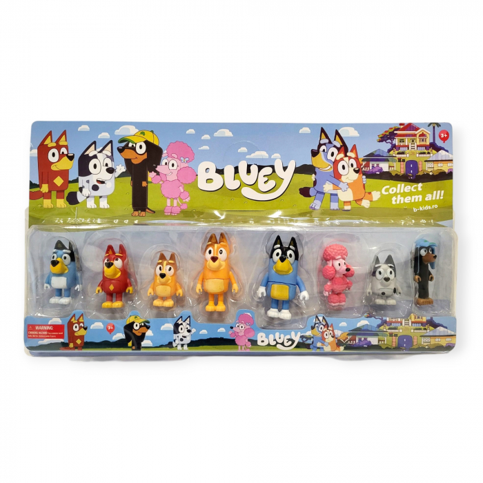 Set 8 figurine Bluey cu diferite personaje [2]