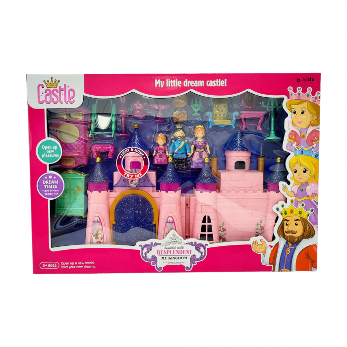 Set castel de jucarie cu figurine si accesorii. [2]