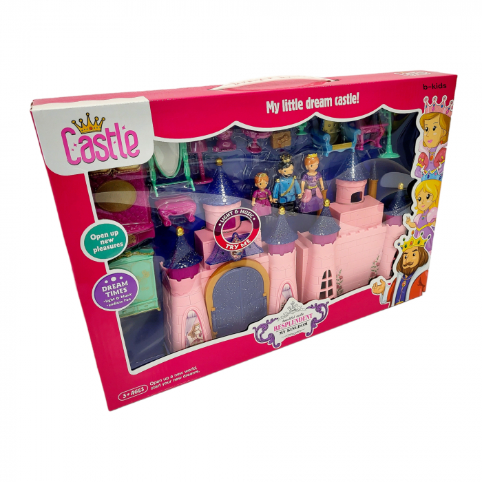 Set castel de jucarie cu figurine si accesorii. [1]