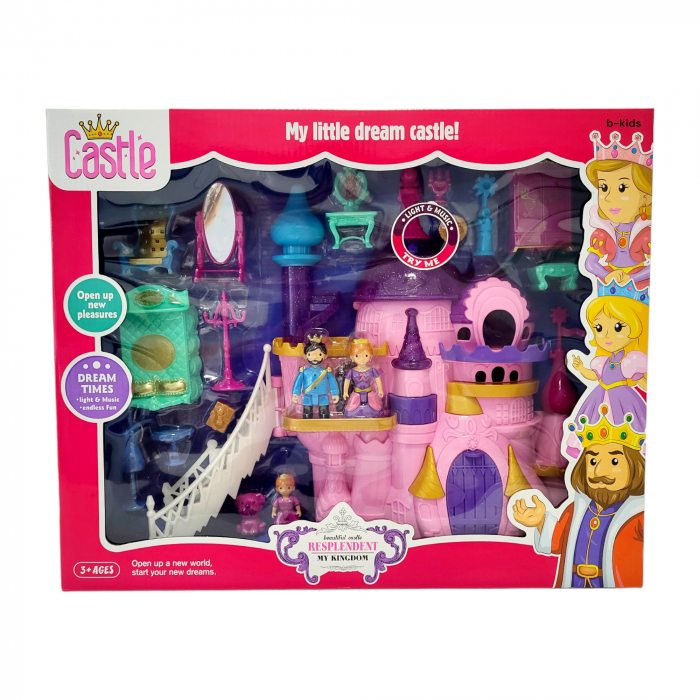 Set castel mare de jucarie cu figurine si accesorii. [1]