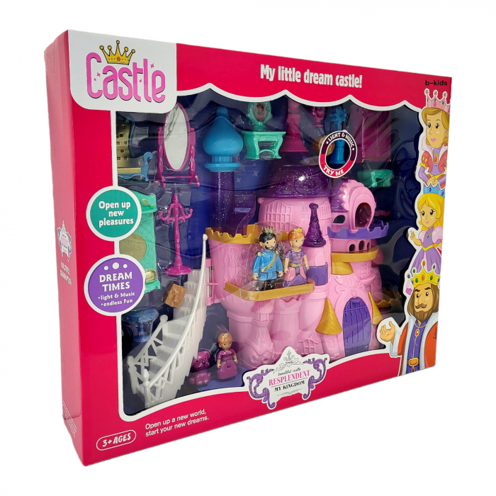 Set castel mare de jucarie cu figurine si accesorii. [2]