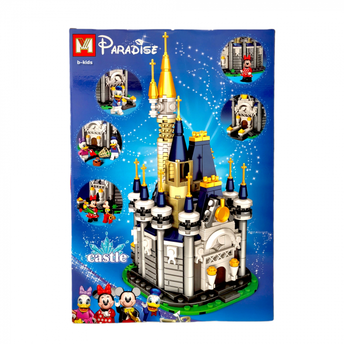 Set constructie tip lego, Paradise Castele, Disneland, 556 piese, 6+ [5]