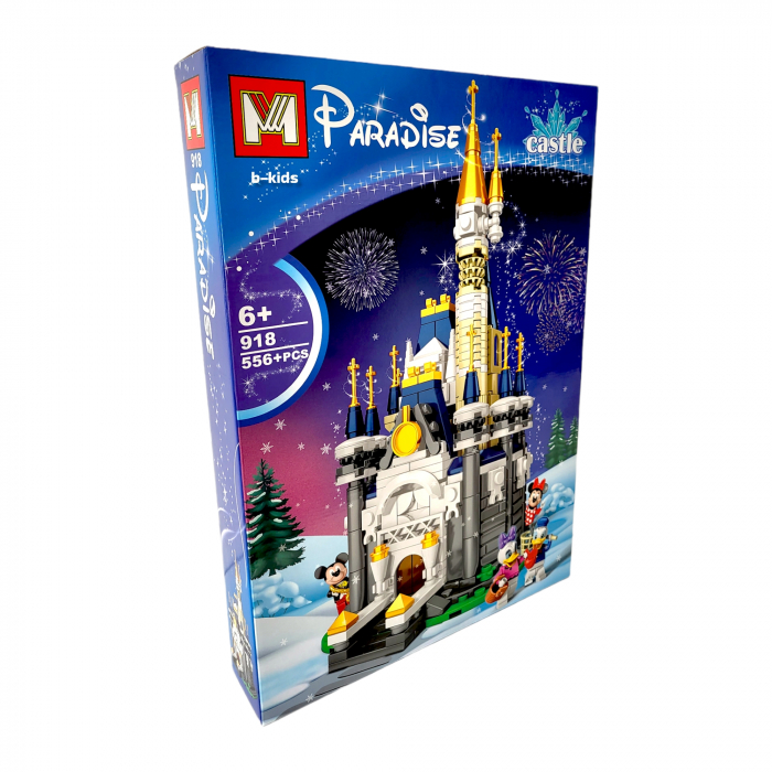 Set constructie tip lego, Paradise Castele, Disneland, 556 piese, 6+ [1]