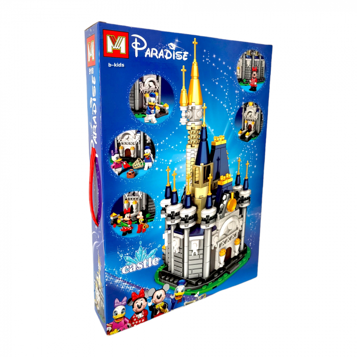 Set constructie tip lego, Paradise Castele, Disneland, 556 piese, 6+ [3]