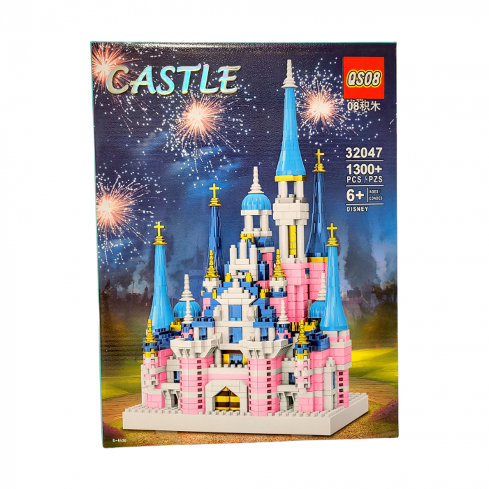 Set constructie tip lego, Castele, 1300 piese, 6+ [3]