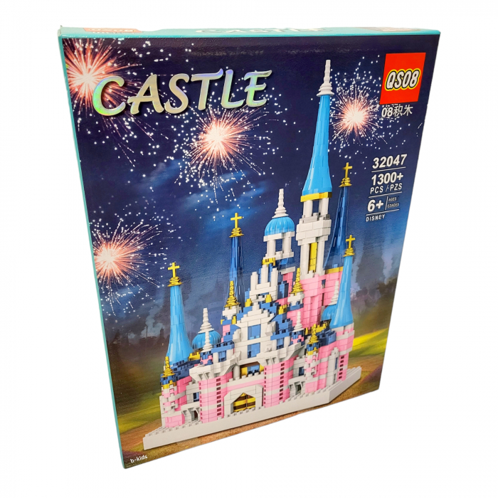 Set constructie tip lego, Castele, 1300 piese, 6+ [5]