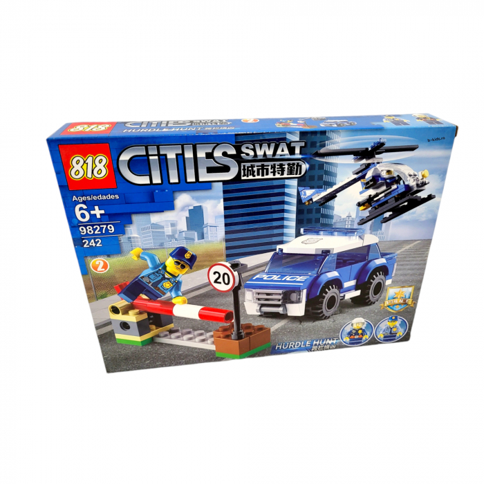 Set constructie tip Lego - Cities Swat, Police, no.2, 242 piese [4]