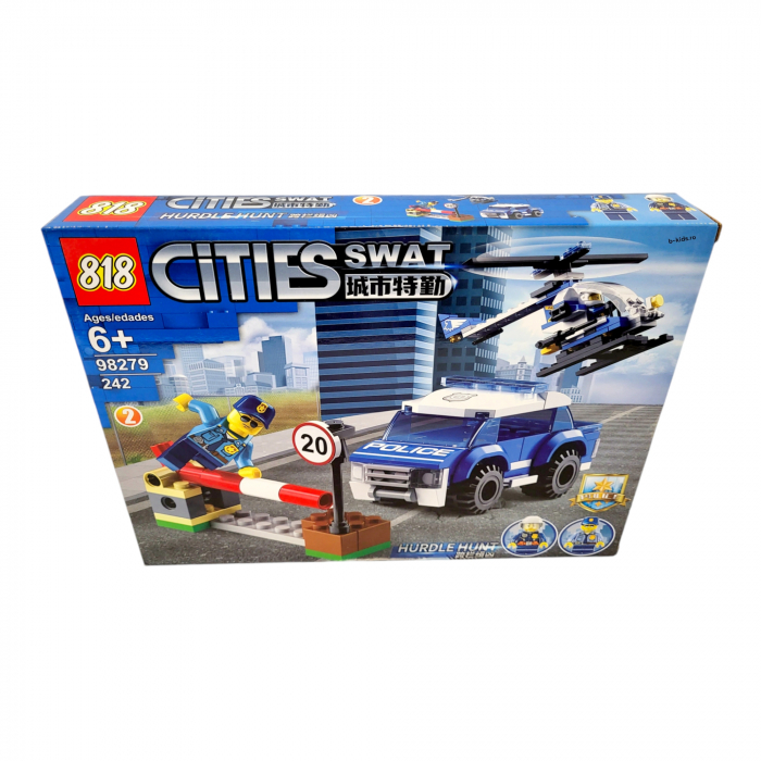 Set constructie tip Lego - Cities Swat, Police, no.2, 242 piese [3]