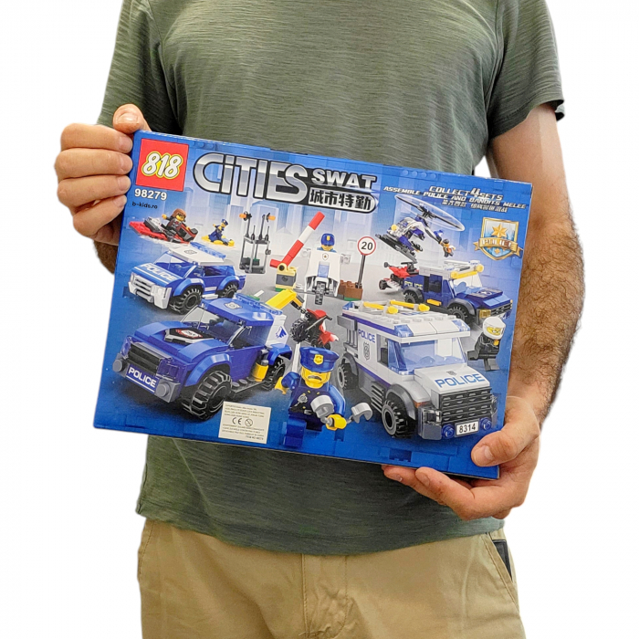 Set constructie tip Lego - Cities Swat, no.3, 238 piese [5]