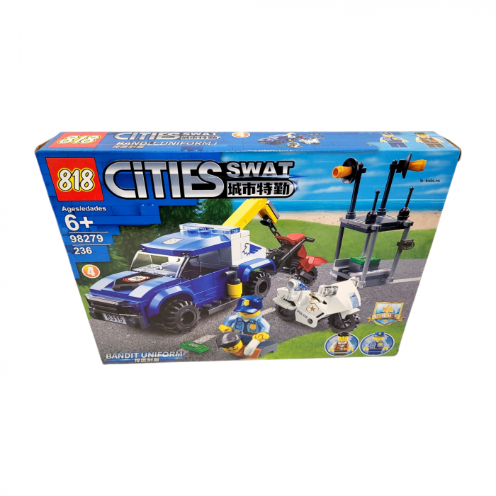 Set constructie tip Lego - Cities Swat, Police, no.4, 236 piese [2]