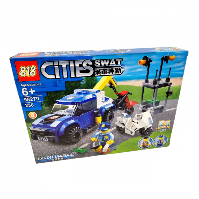 Set constructie tip Lego - Cities Swat, Police, no.4, 236 piese [1]