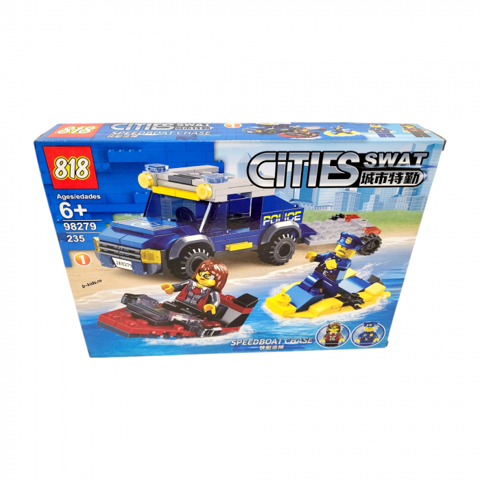 Set constructie tip Lego - Cities Swat, Police,  no.1, 235 piese [3]