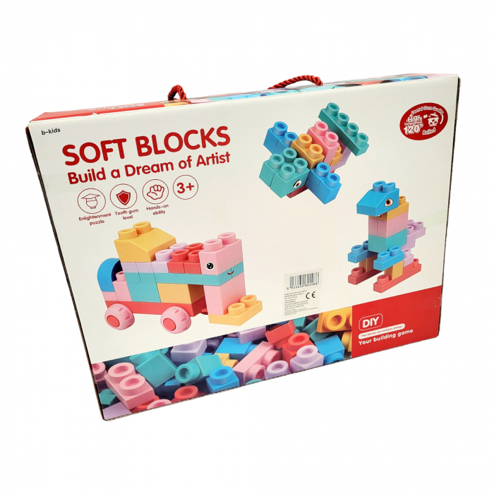 Set constructii - Soft Blocks, 56 pcs [3]