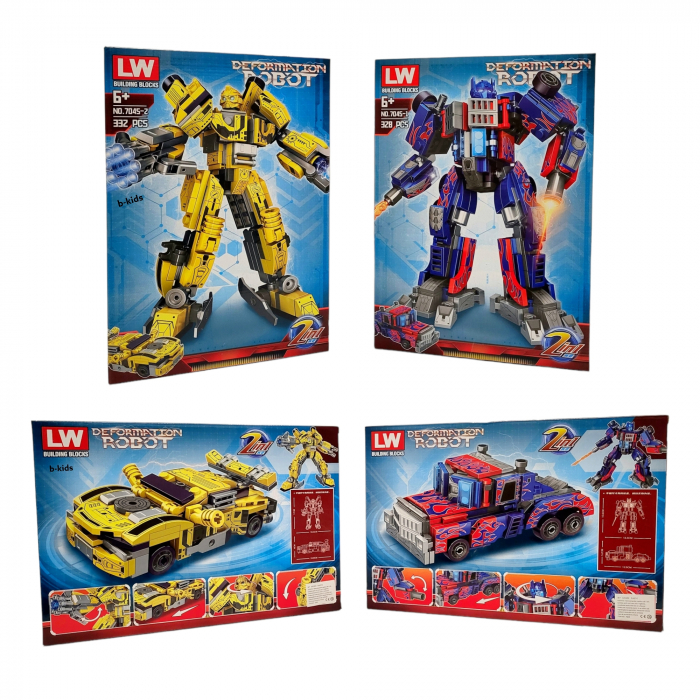 Set contructie format din 2 roboti Transformars [3]