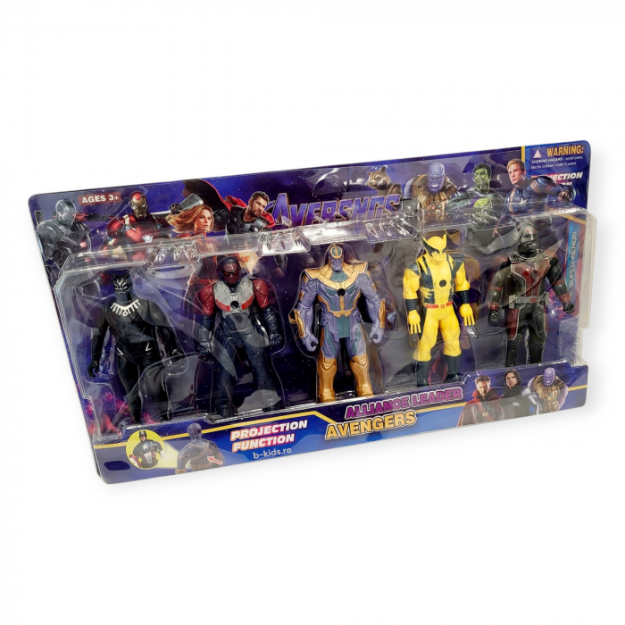 Set cu 5 super eroi Avengers care proiecteaza imagini [2]