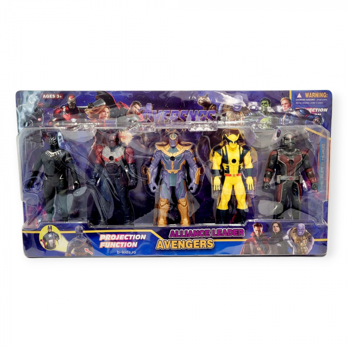 Set cu 5 super eroi Avengers care proiecteaza imagini [3]