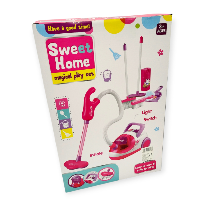 Set curatenie cu Aspirator de jucarie, sunete si lumini pentru copii, Sweet Home. [2]
