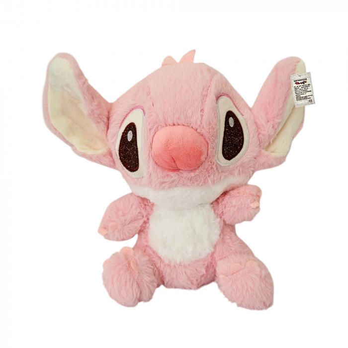 Set doua Jucari de plus Angel Stitch & Zenuk Stitch personaj din Lilo Stitch,  22 cm cu ochii sclipitori [3]
