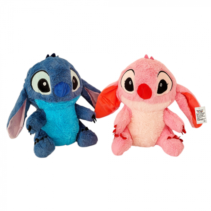 Set doua Jucari de plus Angel Stitch & Zenuk Stitch personaj din Lilo Stitch,  22 cm [1]
