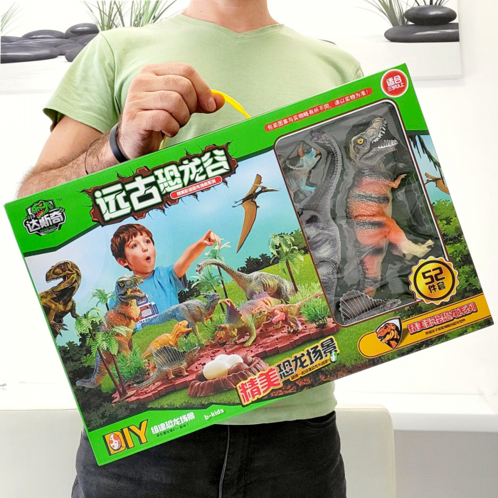 Set jucarie dinozauri, 52 piese [5]