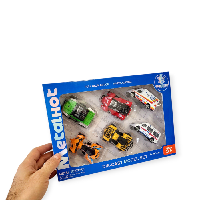 Set jucarie masinute metal (cu atv) [5]
