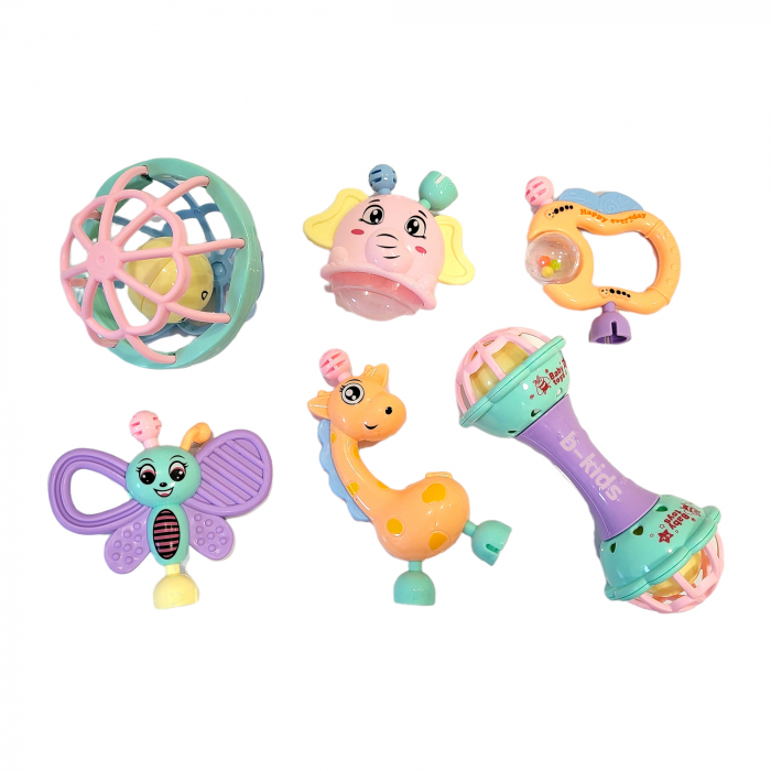 Set jucarii zdranganele bebe 2 in 1 [4]