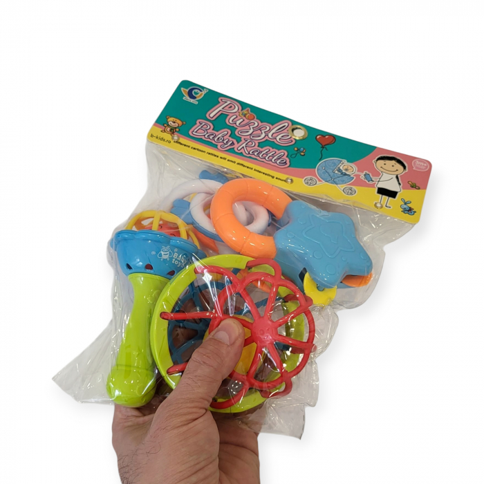 Set jucarii zdranganele bebe, Baby Rattle, 6 jucarii [2]