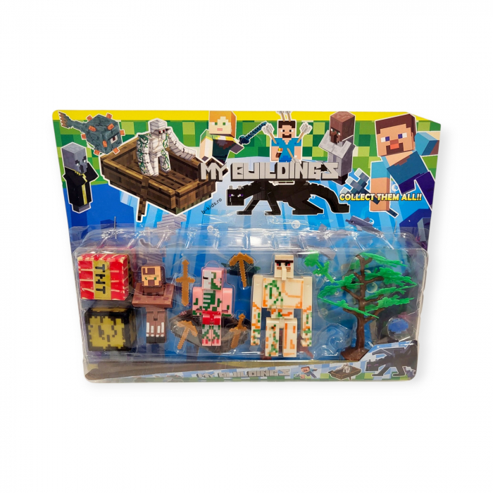 Set cu diferite figurine si accesorii, Minecraft [5]
