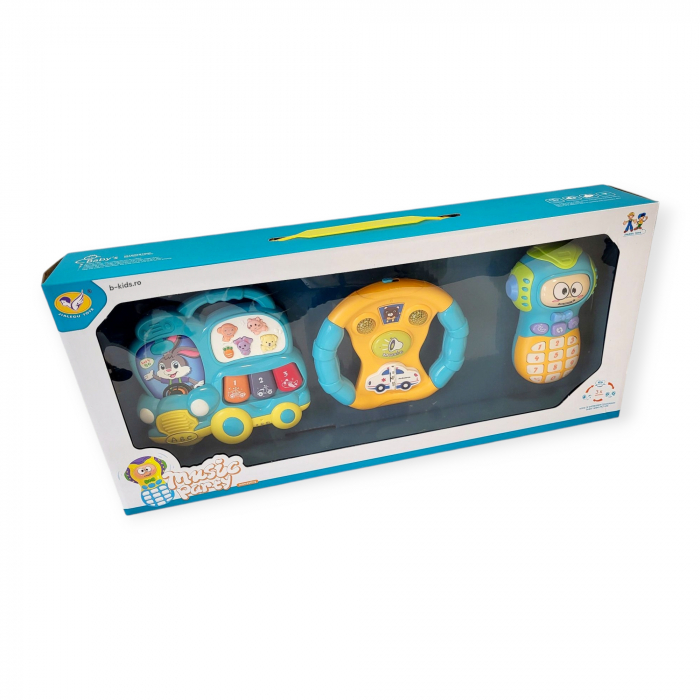 Set mare - 3 jucarii interactive muzicale pentru bebelusi [1]