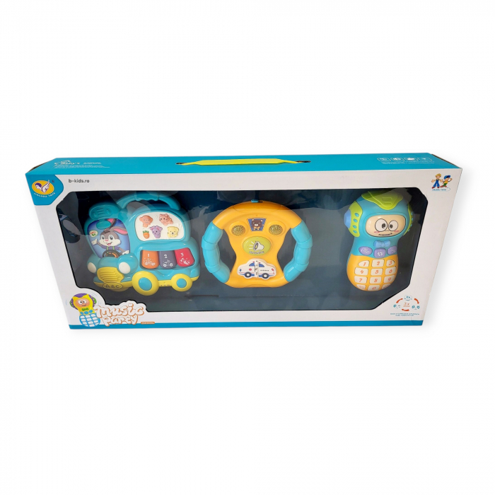 Set mare - 3 jucarii interactive muzicale pentru bebelusi [2]