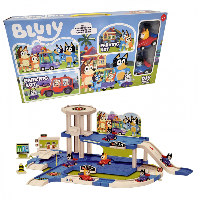 Set parcare Bluey cu masinute [2]