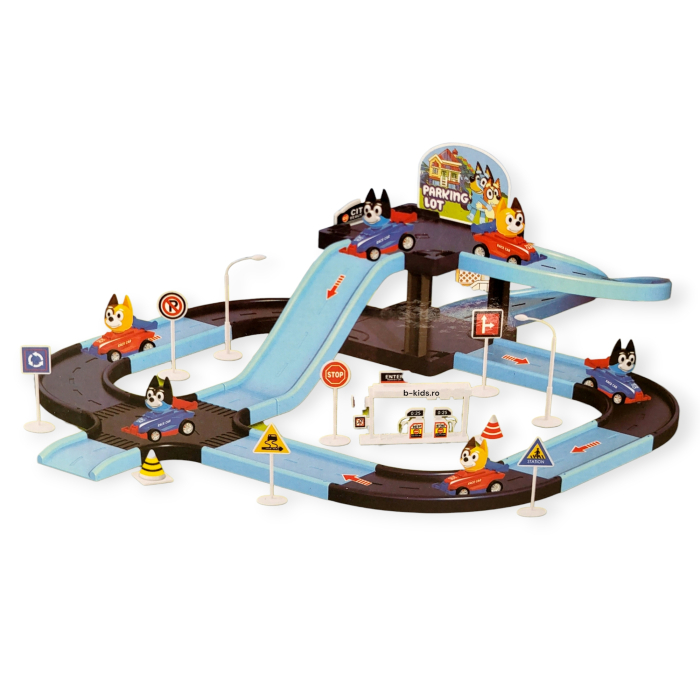 Set parcare circuit - Bluey cu masinute [3]
