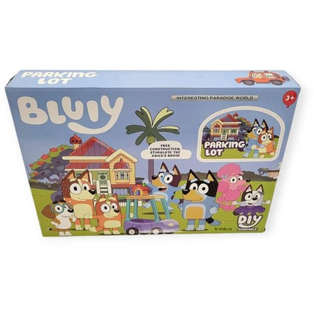 Set parcare circuit - Bluey cu masinute [6]