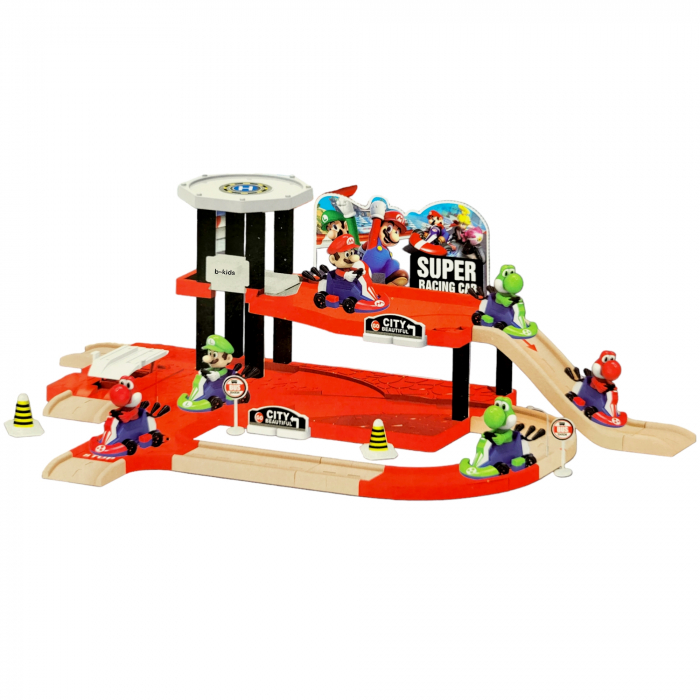 Set tip Parcare, Mario cu doua masinute - Super Racing [5]