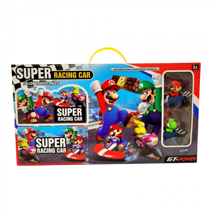 Set tip Parcare, Mario cu doua masinute - Super Racing [2]