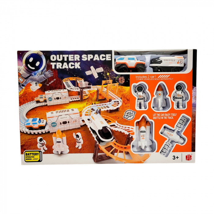 Set pista de curse spatiala de construit - Outer Space Track , mare [5]