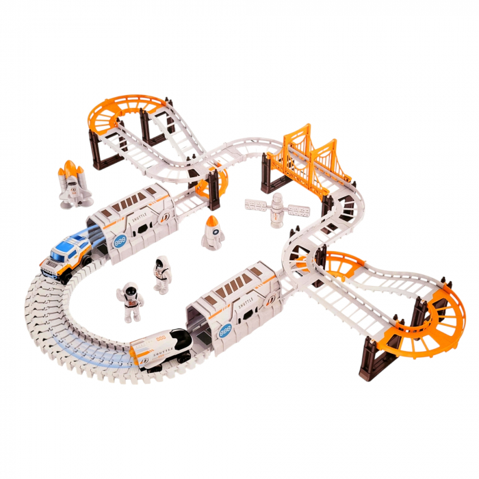Set pista de curse spatiala de construit - Outer Space Track , mare [2]