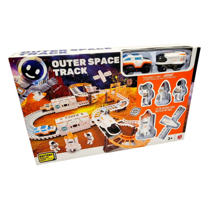 Set pista de curse spatiala de construit - Outer Space Track , mare [7]