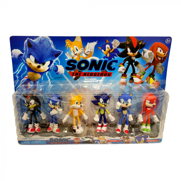 Set Sonic 6 figurine - The Hedgehog [2]