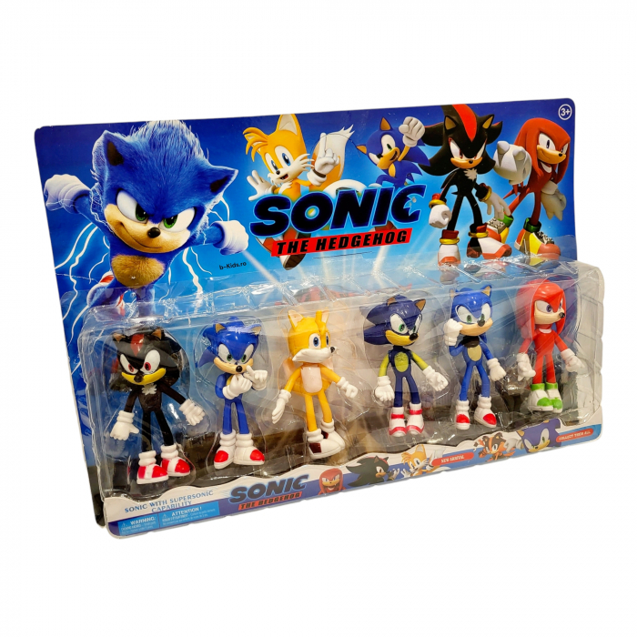 Set Sonic 6 figurine - The Hedgehog [1]