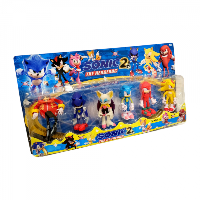 Set 6 figurine Sonic 2 - The Hedgehog [3]