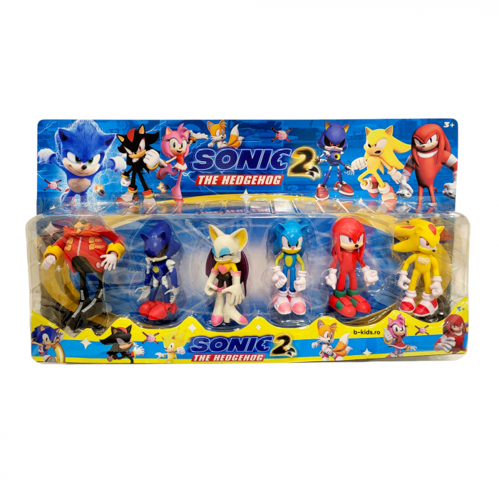 Set 6 figurine Sonic 2 - The Hedgehog [2]