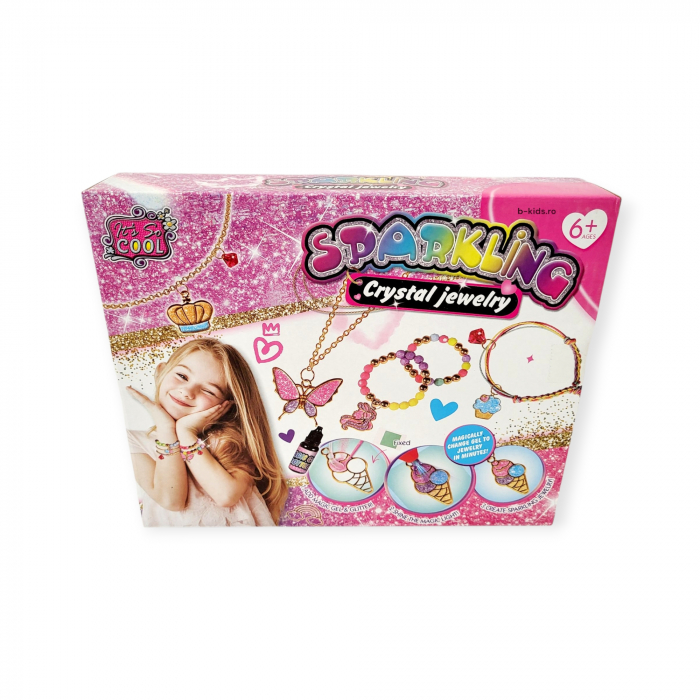 Set Sparkling Crystal Jewelry – Creează bijuterii strălucitoare și magice! [3]