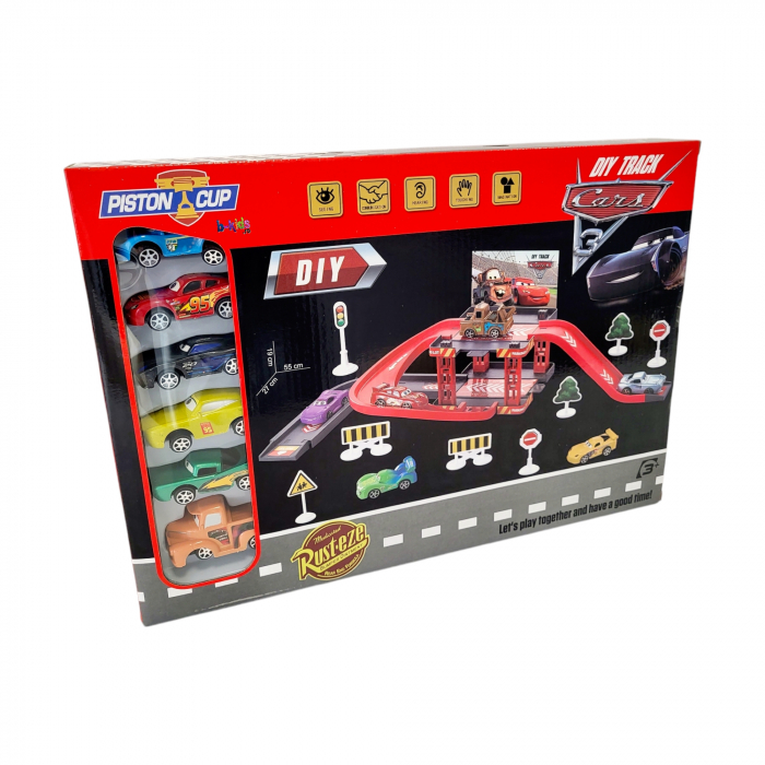 Set tip Parcare, Cars 3, cu 6 masinute, k7 [1]
