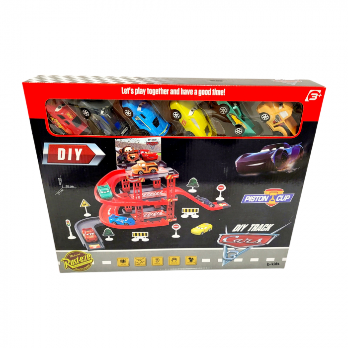 Set tip Parcare, Cars 3, cu 6 masinute [3]