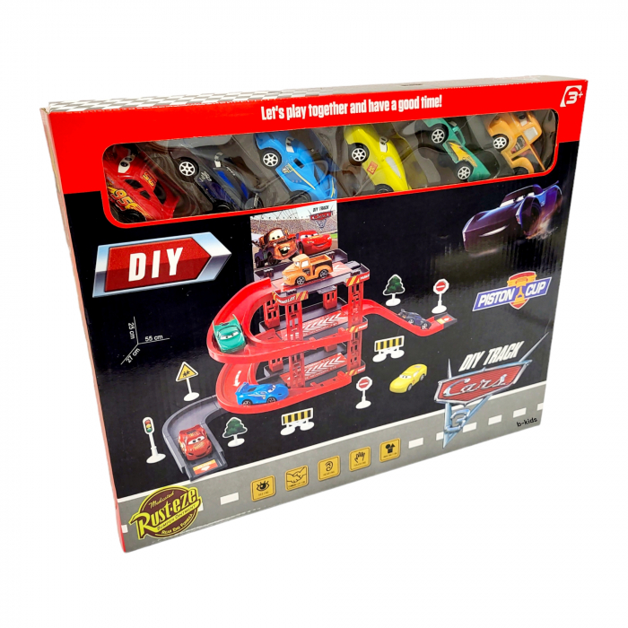 Set tip Parcare, Cars 3, cu 6 masinute [4]