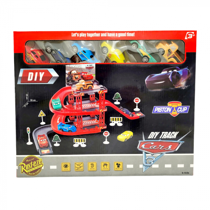 Set tip Parcare, Cars 3, cu 6 masinute [1]