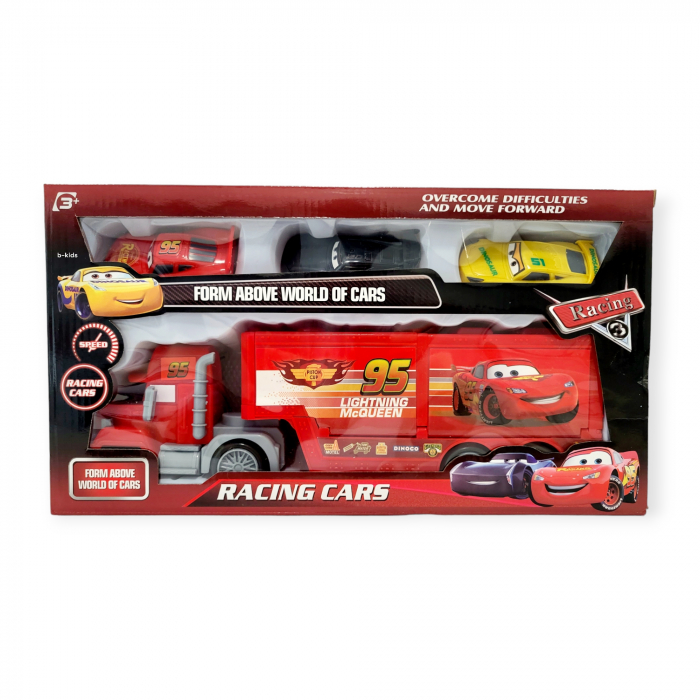 Set tir Cars + 3 masinute - Raicing 3 [5]