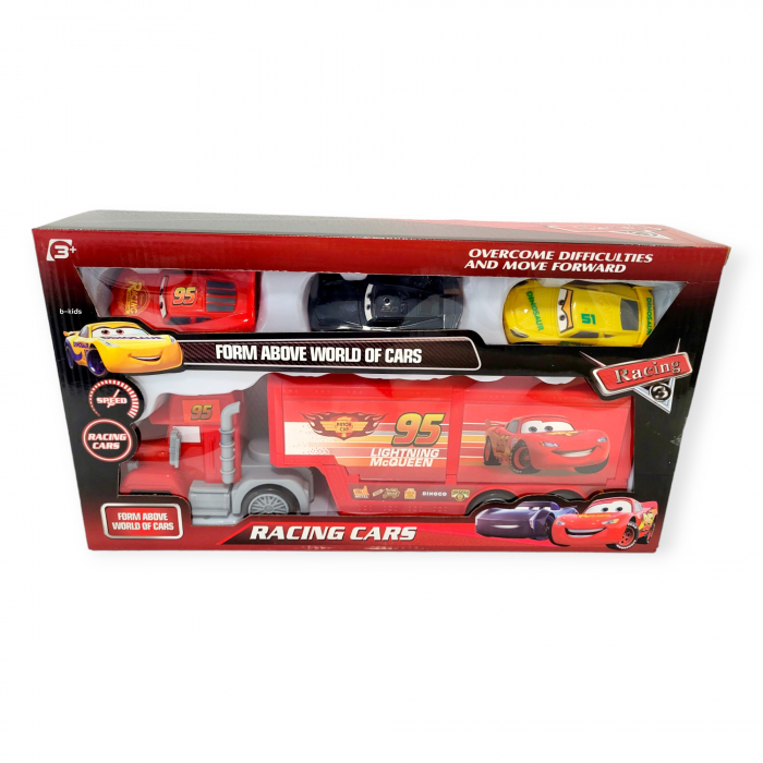 Set tir Cars + 3 masinute - Raicing 3 [6]