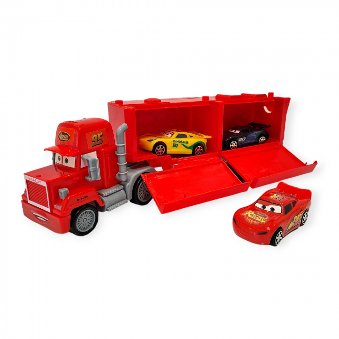 Set tir Cars + 3 masinute - Raicing 3 [3]
